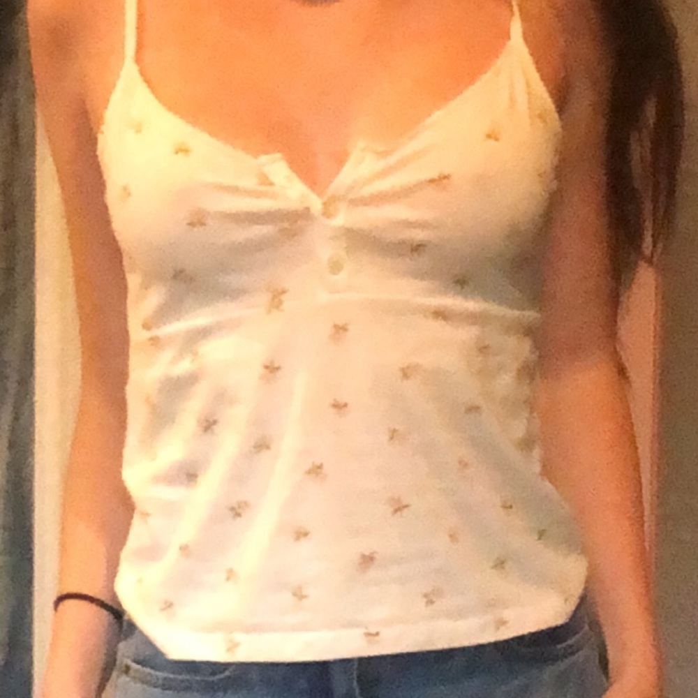 Brandy Melville Tiffany cotton floral tank